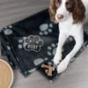 Personalised Dog Paw Print Fleece Blanket -Home Furnishings Store p011003