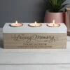 Personalised ‘In Loving Memory’ Triple Tea Light Box -Home Furnishings Store p0111c43 pmc personalised in loving memory triple tea light box 4