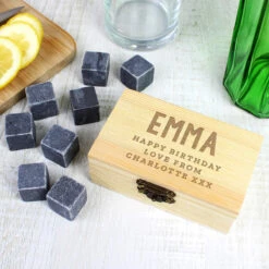 Drink Cooling Stones In Personalised Presentation Box