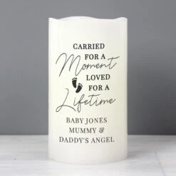 Personalised Carried For A Moment LED Candle -Home Furnishings Store p0409d95 personalised carried for a moment led candle 3