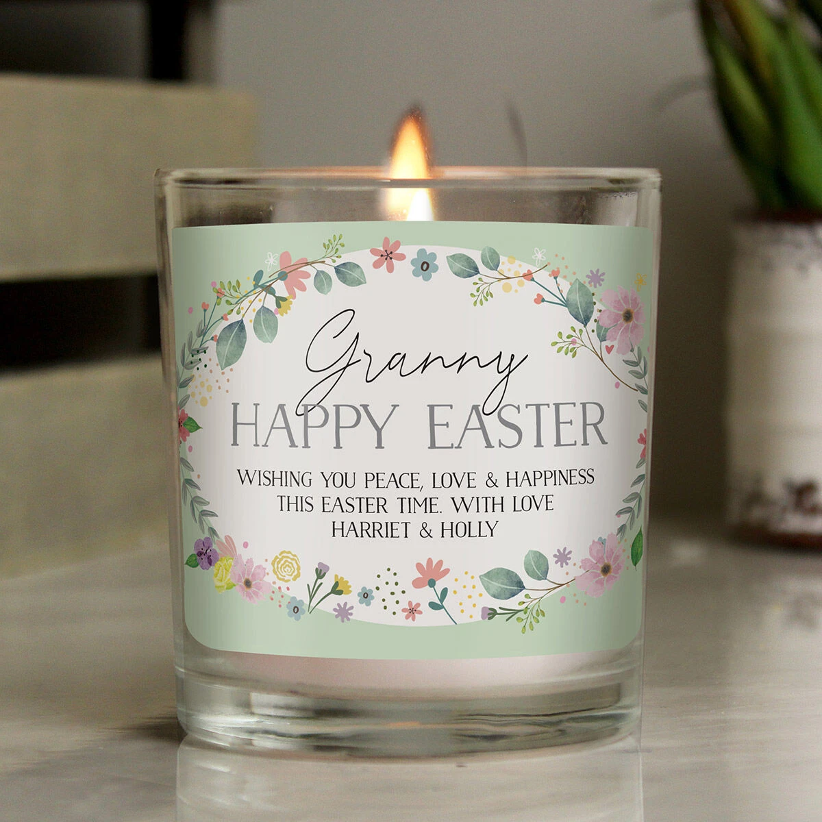 Personalised Springtime Jar Candle 6 Personalised Springtime Jar Candle - Image 4