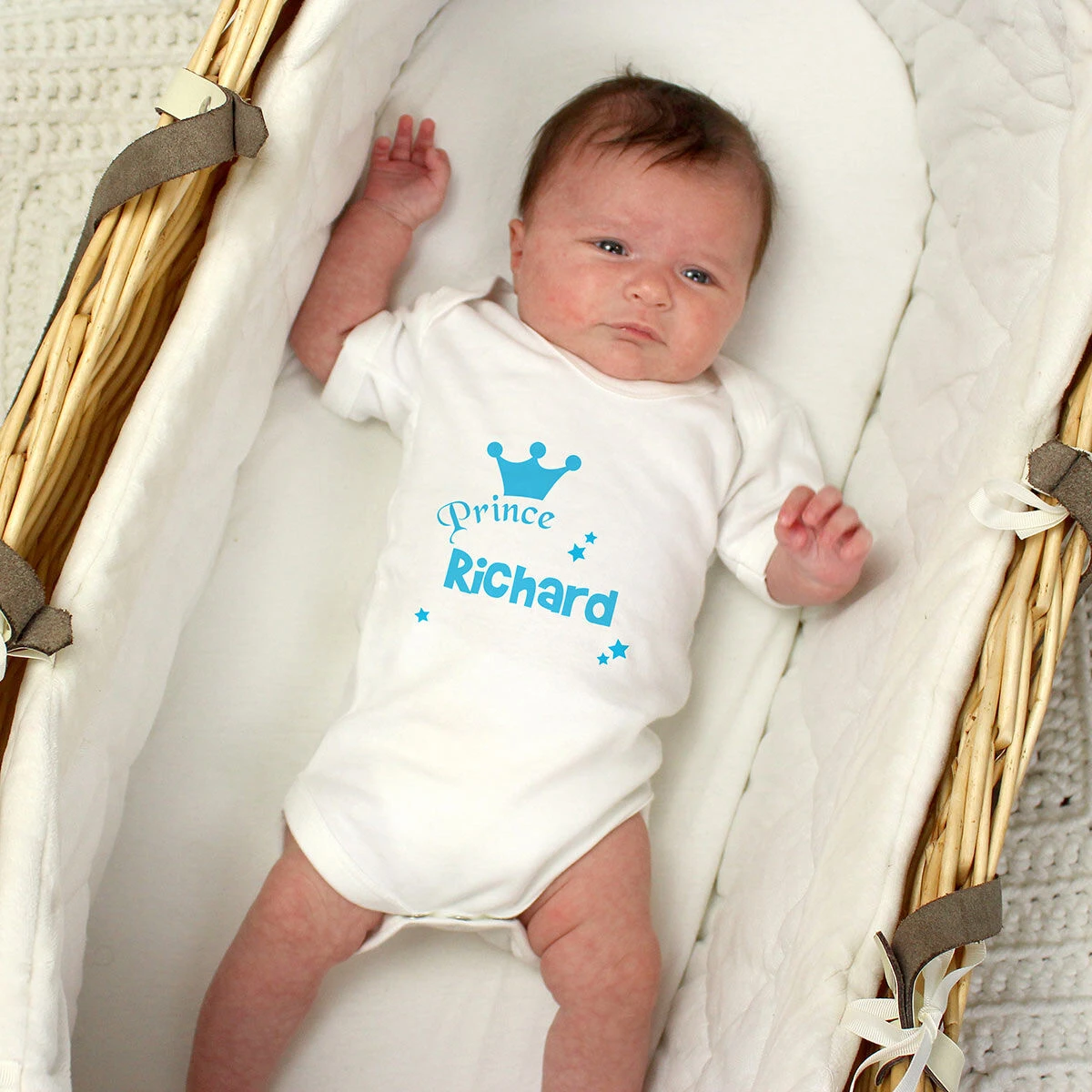 Personalised Prince Baby Vest 4 Personalised Prince Baby Vest - Image 2