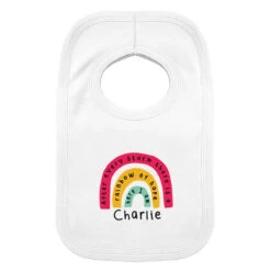 Personalised Rainbow Bib -Home Furnishings Store p0710k29 1