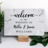 Personalised Welcome Metal Sign -Home Furnishings Store p0804a64 personalised welcome metal sign 1