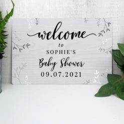 Personalised Welcome Metal Sign -Home Furnishings Store p0804a64 personalised welcome metal sign 6