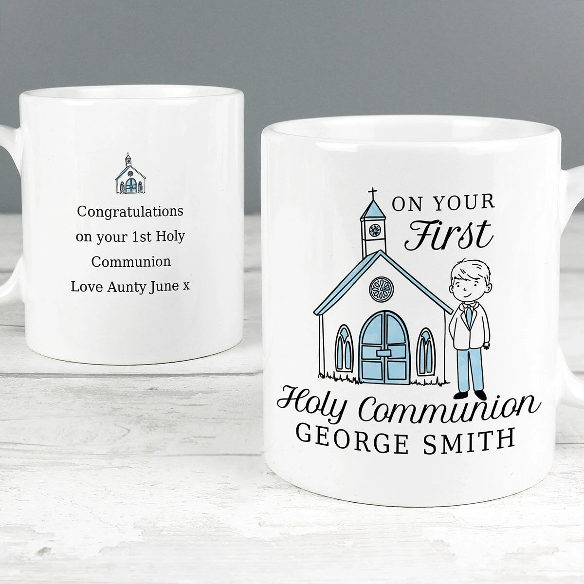 Personalised Boys First Holy Communion Mug 4 Personalised Boys First Holy Communion Mug - Image 2