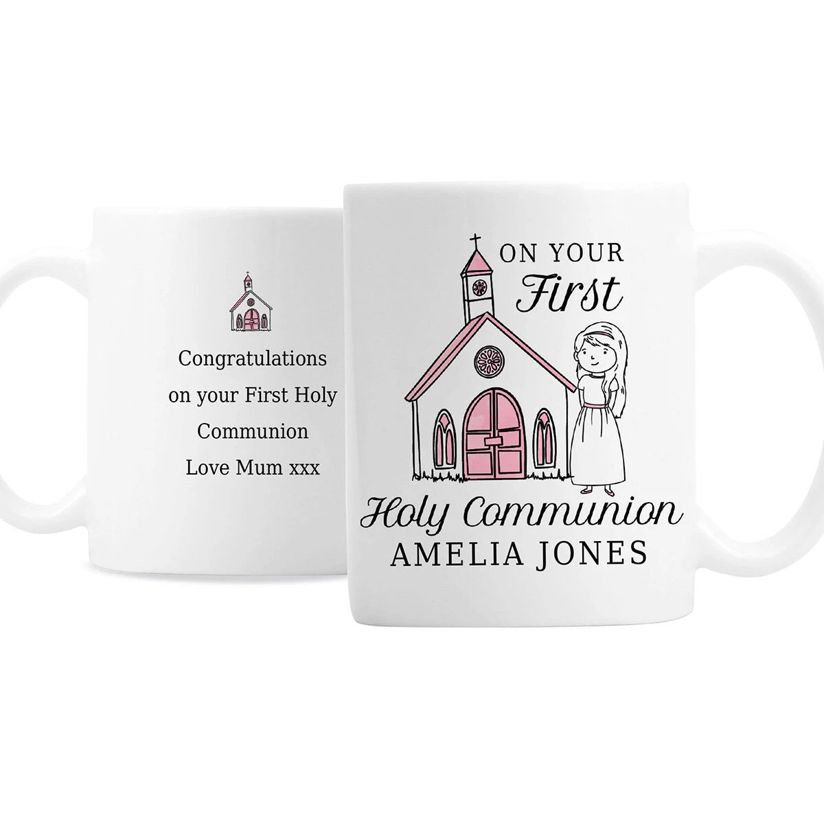 Personalised Girls First Holy Communion Mug 5 Personalised Girls First Holy Communion Mug - Image 3
