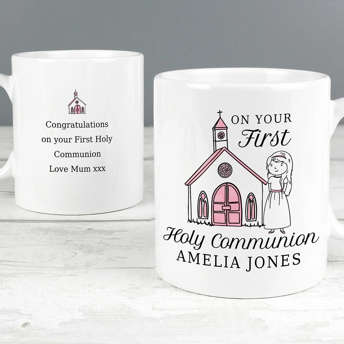 Personalised Girls First Holy Communion Mug 4 Personalised Girls First Holy Communion Mug - Image 2