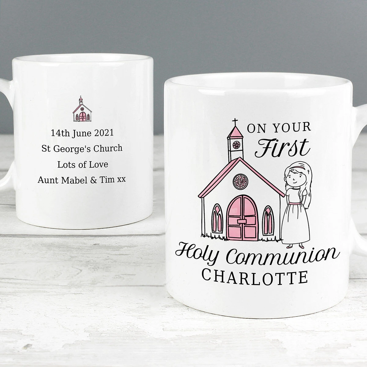 Personalised Girls First Holy Communion Mug 6 Personalised Girls First Holy Communion Mug - Image 4