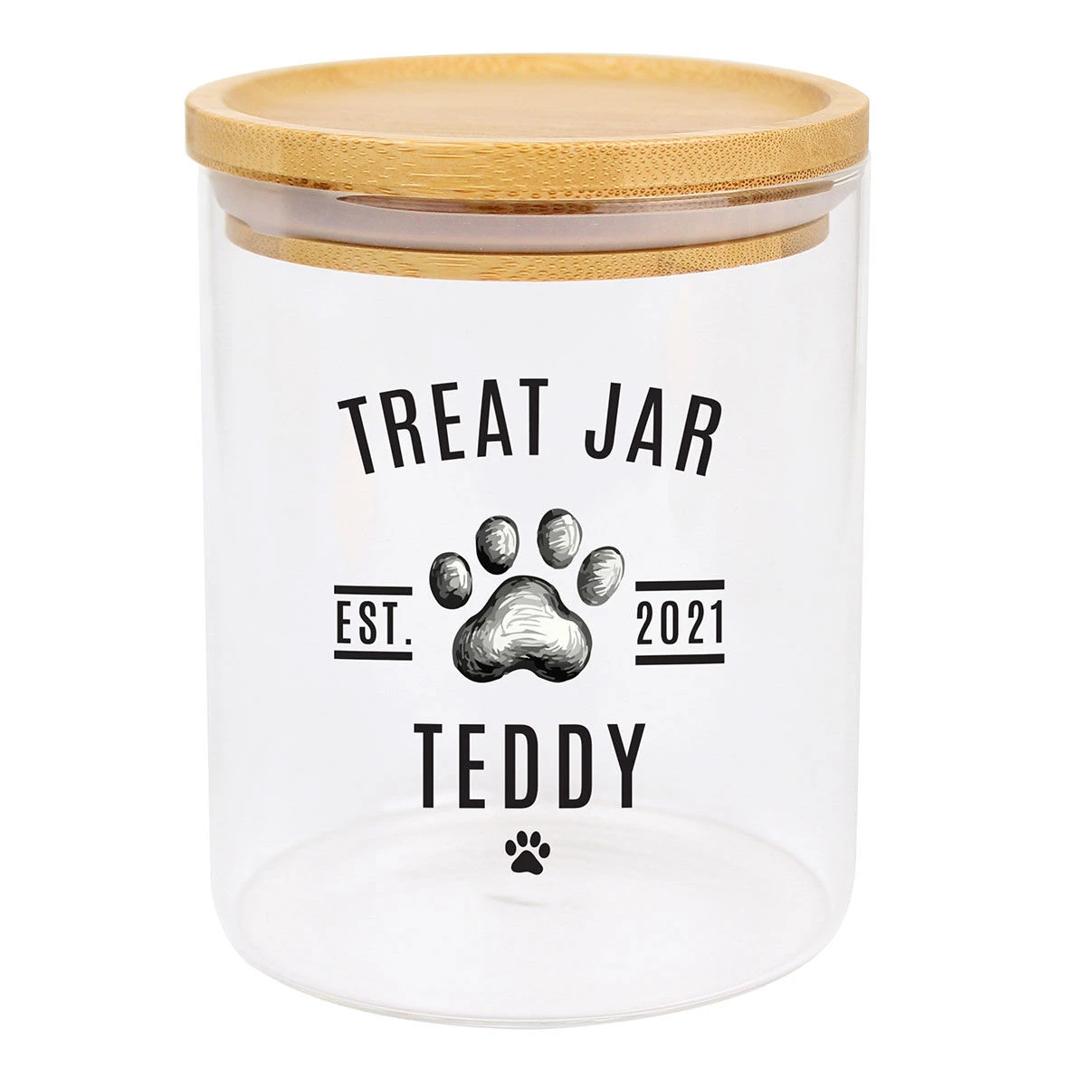 Personalised Pet Treats Jar 6 Personalised Pet Treats Jar - Image 4