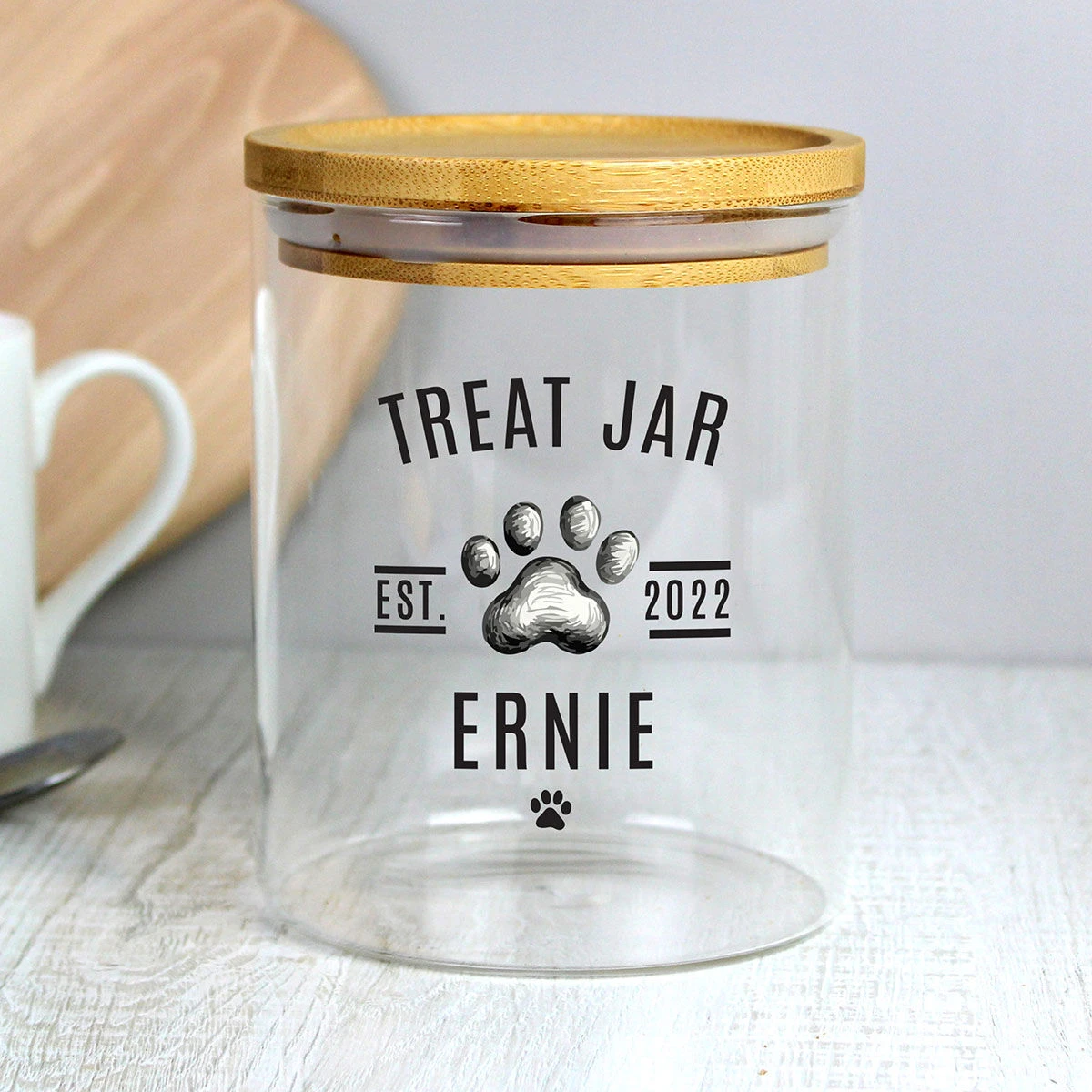 Personalised Pet Treats Jar 4 Personalised Pet Treats Jar - Image 2