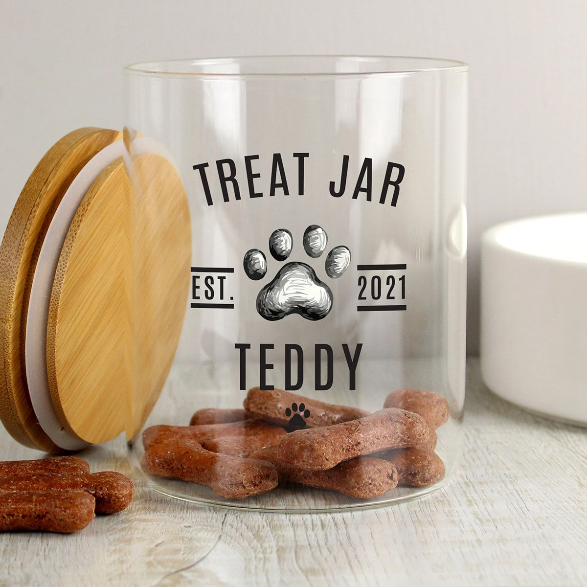 Personalised Pet Treats Jar 5 Personalised Pet Treats Jar - Image 3