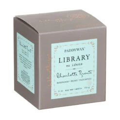 Paddywax Library 170g Charlotte Bronte Boxed Soy Candle 9 Paddywax Library 170g Charlotte Bronte Boxed Soy Candle -Home Furnishings Store paddywax gl14eu library candle 3