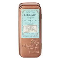 Paddywax Library Charlotte Bronte Travel Tin Soy Candle 7 Paddywax Library Charlotte Bronte Travel Tin Soy Candle -Home Furnishings Store paddywax trl14eu library candle tin 1