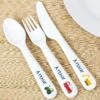 Personalised Plastic Vehicles Cutlery -Home Furnishings Store personalised memento company p0813a80 vehicles plastic cuttlery 1