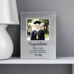 Personalised Heart And Swirl 4x4 Glitter Photo Frame 17 Personalised Heart And Swirl 4x4 Glitter Photo Frame -Home Furnishings Store personalised memento company p1007d09 heart and swirl glitter photo frame 8