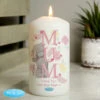 Me To You Personalised Mum Pillar Candle -Home Furnishings Store pmc personalised p0409e25 me to you mum pillar candle 01