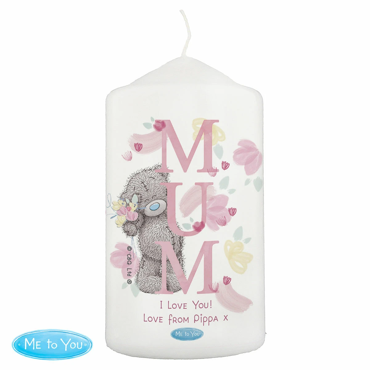 Me To You Personalised Mum Pillar Candle 4 Me To You Personalised Mum Pillar Candle - Image 2