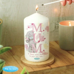 Me To You Personalised Mum Pillar Candle 8 Me To You Personalised Mum Pillar Candle -Home Furnishings Store pmc personalised p0409e25 me to you mum pillar candle 03