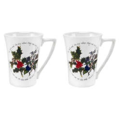 The Holly And The Ivy Set Of 2 Mugs