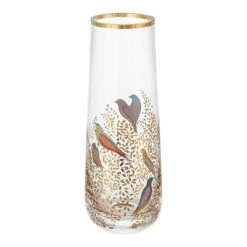 Sara Miller Chelsea Gold Single Stem 16cm Glass Vase -Home Furnishings Store portmeirion sm79260 xd sara miller chelsea gold single stem 16cm glass vase 3