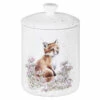 Wrendale Make My Daisy Fox Medium Lidded Storage Jar 1 Wrendale Make My Daisy Fox Medium Lidded Storage Jar -Home Furnishings Store portmeirion wn4385 xl wrendale make my daisy fox medium lidded storage jar 1