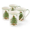 Spode Christmas Tree Set Of 4 Mugs -Home Furnishings Store portmeirion xt8581 xg spode christmas set of four mugs 5
