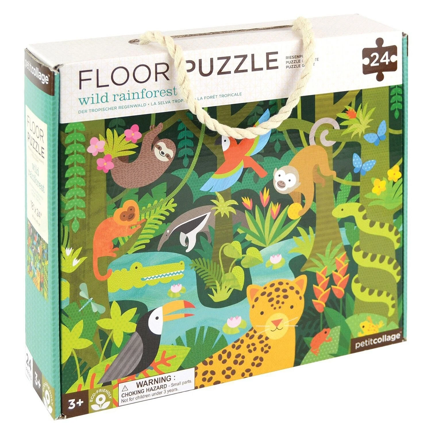 Petit Collage 'Wild Rainforest' Floor Puzzle 3 Petit Collage 'Wild Rainforest' Floor Puzzle