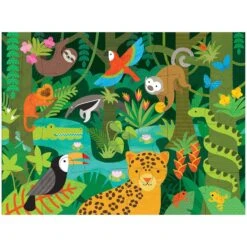 Petit Collage 'Wild Rainforest' Floor Puzzle 8 Petit Collage 'Wild Rainforest' Floor Puzzle -Home Furnishings Store ptc146 petit collage wild rainforesti 2