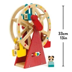 Petit Collage Wooden Ferris Wheel Carnival Play Set -Home Furnishings Store ptc250 petit collage carnival play set wooden ferris wheel 01