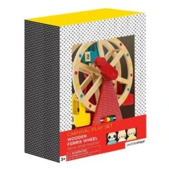 Petit Collage Wooden Ferris Wheel Carnival Play Set -Home Furnishings Store ptc250 petit collage carnival play set wooden ferris wheel 02