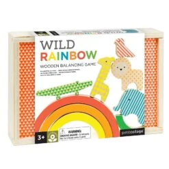 Petit Collage Wild Rainbow Wooden Balancing Game