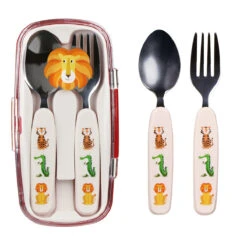 Rex London Colourful Creatures Cutlery Set With Carry Case