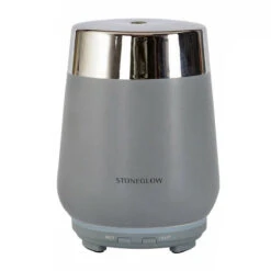 Stoneglow Luna Light Grey & Silver Ceramic Perfume Mist Diffuser 8 Stoneglow Luna Light Grey & Silver Ceramic Perfume Mist Diffuser -Home Furnishings Store stoneglow 70218 luna light grey silver perfume mist diffuser 2