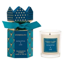 Stoneglow Seasonal Collection - Eucalyptus & Lime Cracker Votive Candle