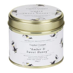 Toasted Crumpet Amber & Sweet Honey Tin Candle