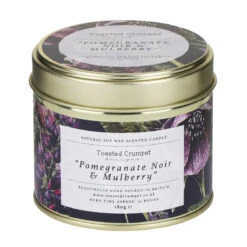Toasted Crumpet Pomegranate Noir & Mulberry Tin Candle