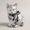 Ted Baker MRVIVO Metallic Silver Cat Money Box 1 Ted Baker MRVIVO Metallic Silver Cat Money Box -Home Furnishings Store ted baker 272085 silver mrvivo metallic silver cat money box 1