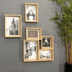 Temptation Deep Edge Beech Collage Frame With Four Displays -Home Furnishings Store temptation gifts beech frames