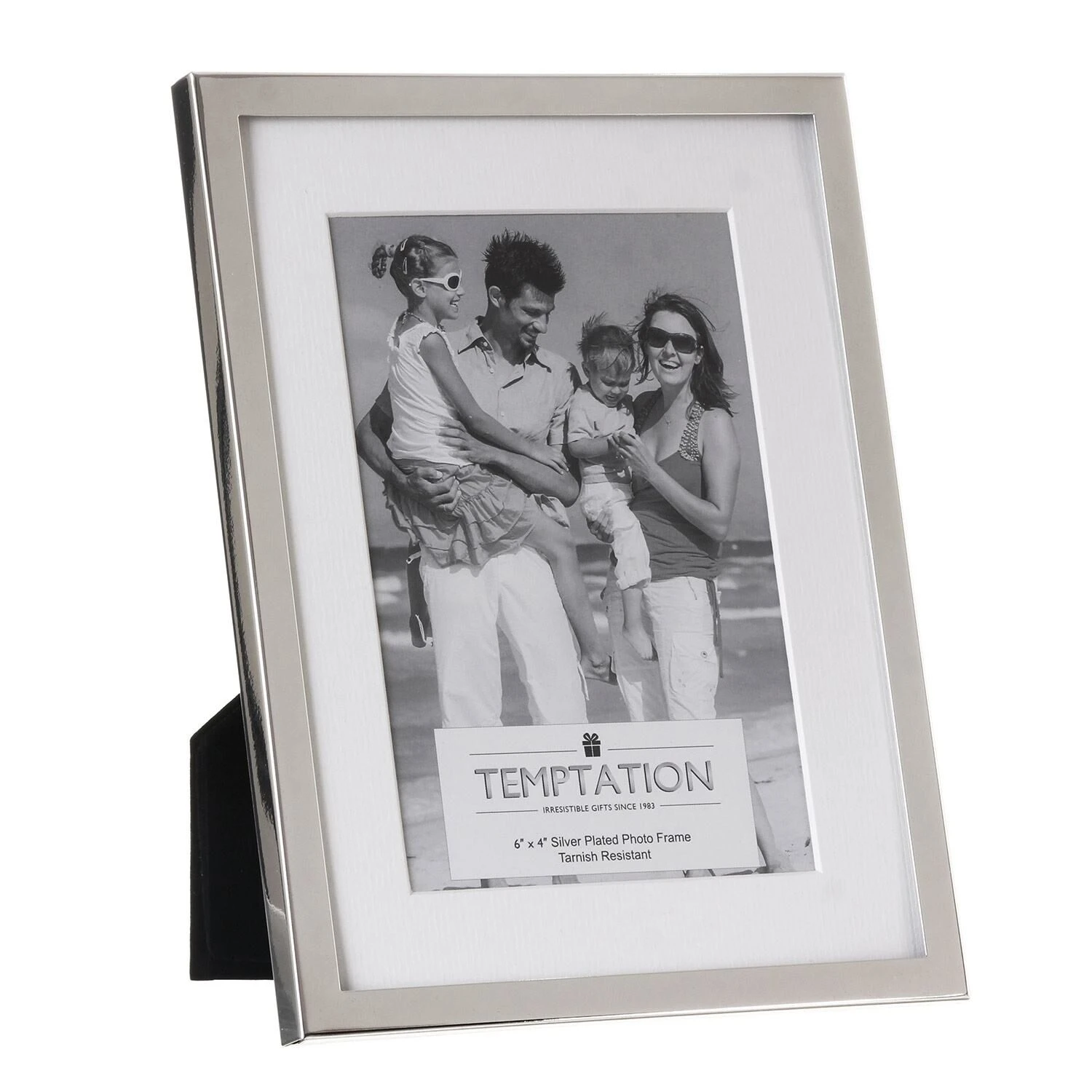 Temptation Silver-Plated Mounted Frame 4x6 4 Temptation Silver-Plated Mounted Frame 4x6 - Image 2