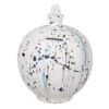 Temptation Black & Blue Splatter Money Pot -Home Furnishings Store temptation money pot small black and blue splatter 13 copy
