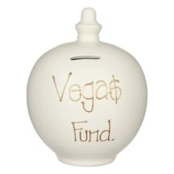 Temptation ‘Vegas Fund’ Gold On Cream Money Pot