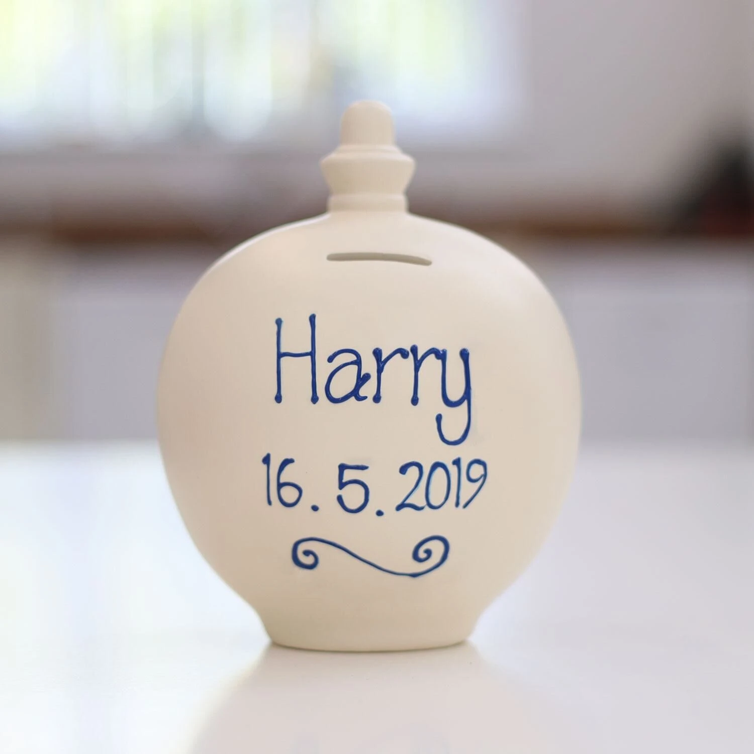 Temptation Personalisable Cream Money Pot 4 Temptation Personalisable Cream Money Pot - Image 2