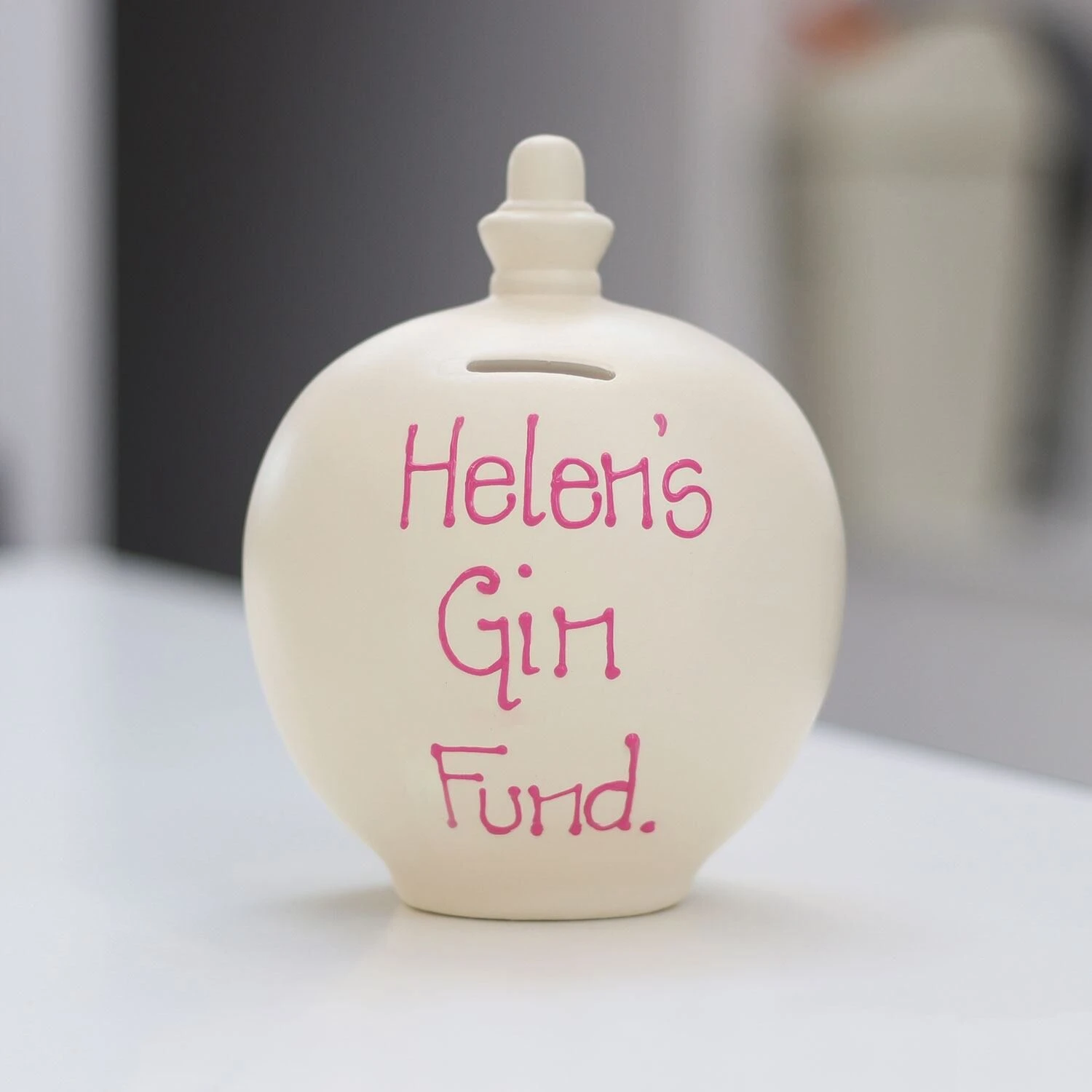 Temptation Personalisable Cream Money Pot 5 Temptation Personalisable Cream Money Pot - Image 3