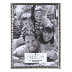 Temptation Silver-Plated Narrow Edge Bobble Photo Frame 6x8 7 Temptation Silver-Plated Narrow Edge Bobble Photo Frame 6x8 -Home Furnishings Store temptation tg15020 silver plated narrow edge bobble 8x6 photo frames