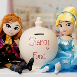 Temptation ‘Disney Fund’ Red On Cream Money Pot -Home Furnishings Store tg 023 temptation disney fund red money pot lifesyle 3