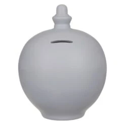 Temptation Personalisable Light Grey Money Pot 7 Temptation Personalisable Light Grey Money Pot -Home Furnishings Store tg 206 temptation money pot small plain light grey 1