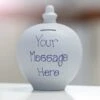 Temptation Personalisable Light Grey Money Pot -Home Furnishings Store tg 206 temptation money pot small plain light grey 3
