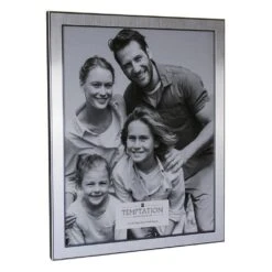 Temptation Silver Edged Photo Frame 8x10 -Home Furnishings Store tg10046 lesser pavey silver edged frame 10x8 1