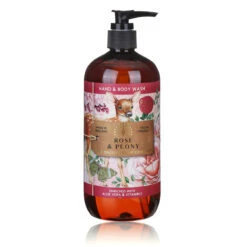 The English Soap Company Rose & Peony Hand & Body Wash 500ml